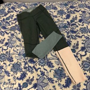 NWOT Outdoor Voices Leggings Hunter/Slate/Ballet